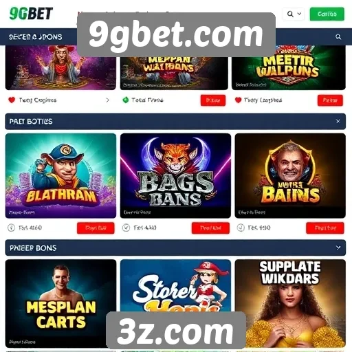 Análise da diversidade de jogos disponíveis em 9gbet.com